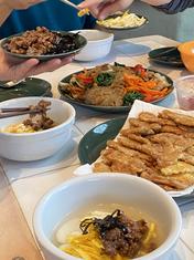 Korean new year food  (Photo by Annie Ling)